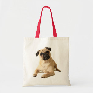 Bolsa Tote Pug Puppy Dog Canvas Saco