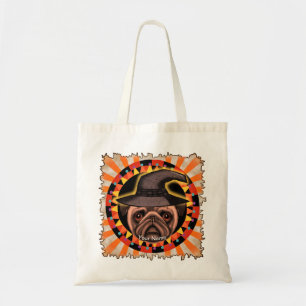 Bolsa Tote Pug Witch