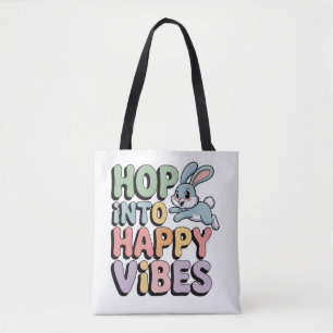 Bolsa Tote Pular Para Vibrações Felizes Saco de Compras Easte