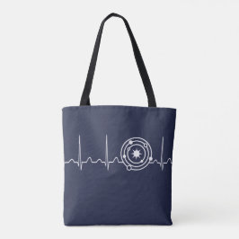 Bolsa Tote Pulsação do coração do Astrophysicist
