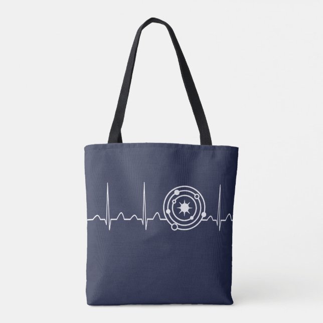 Bolsa Tote Pulsação do coração do Astrophysicist (Verso)