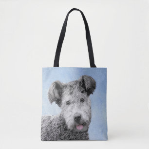 Bolsa Tote Pumi Painting - Bela Arte Cachorra Original