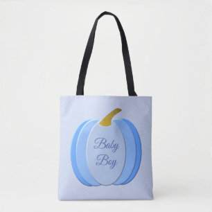 Bolsa Tote Pumpkin Azul e Bonito