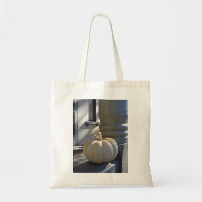 Bolsa Tote Pumpkin branco na volta - Vinha de Martha (Frente)