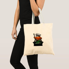 Bolsa Tote Pumpkin Chef Halloween - Spooky Cauldron design