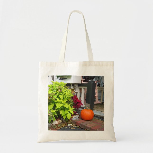 Bolsa Tote Pumpkin e Coleus - Martha's Vineyard (Frente)