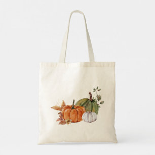 Bolsa Tote Pumpkin e Folhas de Água