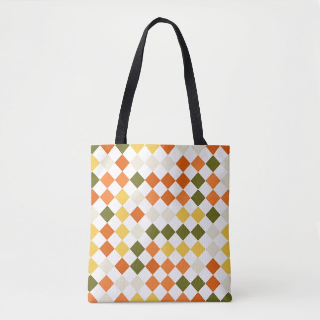 Bolsa Tote Pumpkin Field Harlequin (Frente)