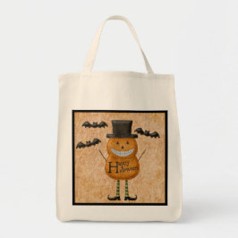 Bolsa Tote Pumpkin Man Trick ou Treine Bag
