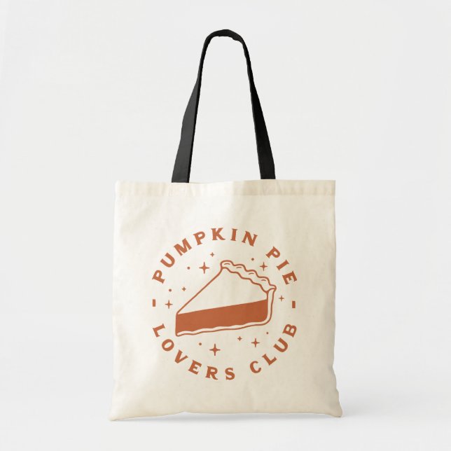 Bolsa Tote Pumpkin Pie Lovers Club (Frente)