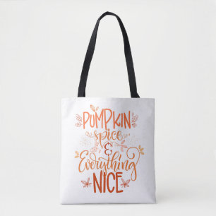 Bolsa Tote Pumpkin Spice e tudo de bom