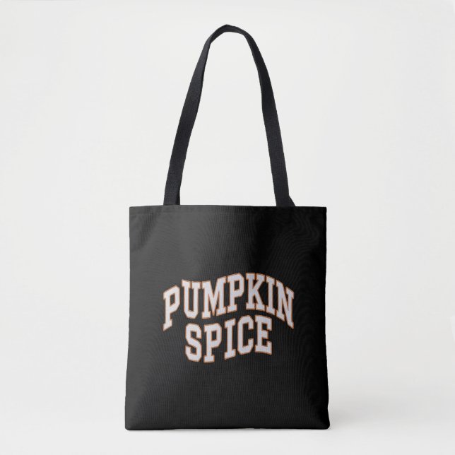 Bolsa Tote Pumpkin Spice Queda Camisa Ação de Graças (Frente)