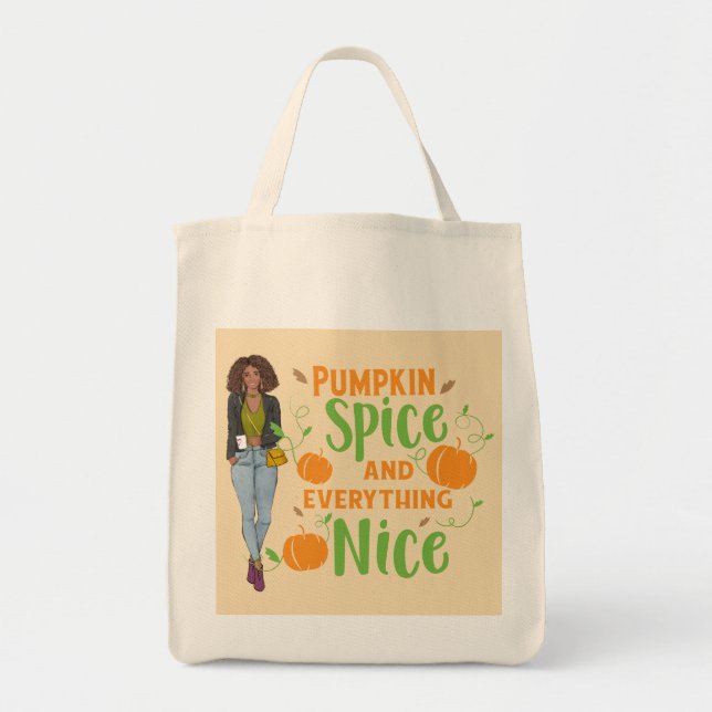 Bolsa Tote Pumpkin Spice Toa Bag (Frente)