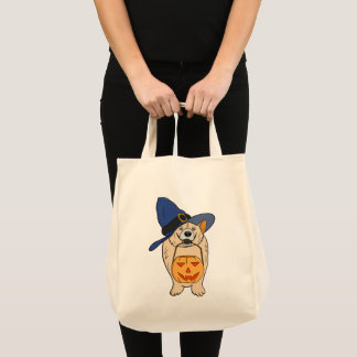 Bolsa Tote Pumpkin Witch Dog