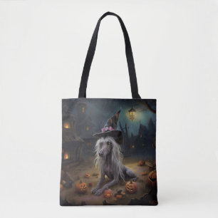 Bolsa Tote Pumpkins Chinês Assustado no Halloween