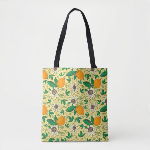 Bolsa Tote Pumpkins & Leaves: Colheita de outono