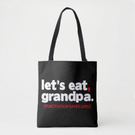 Bolsa Tote Punctuation saves lives