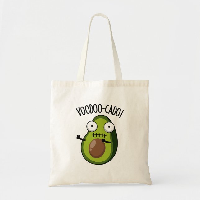 Bolsa Tote Punho de Abacate Voodoo Engraçado  (Frente)