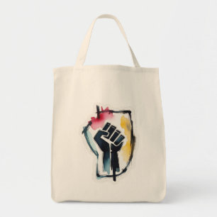 Bolsa Tote Punho de Força de Março Arte de Justiça Social Res
