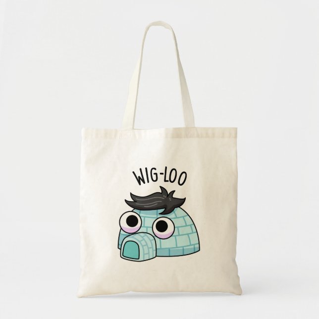Bolsa Tote Punição Divertida de Igloo Peruca  (Frente)