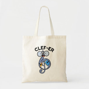 Bolsa Tote Punição engraçada de música Clef-er