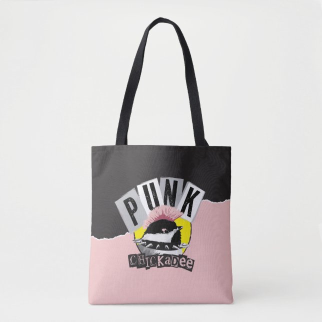 Bolsa Tote Punk Chickadee (Frente)