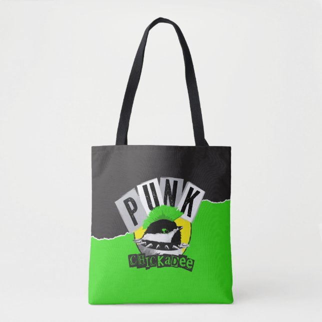 Bolsa Tote Punk Chickadee (Frente)