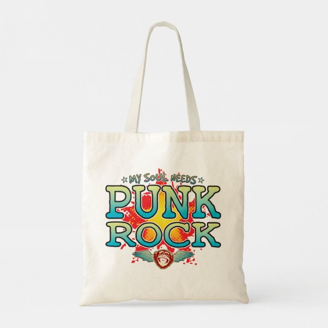 Bolsa Tote Punk Rock Soul Tote Bag (Verso)