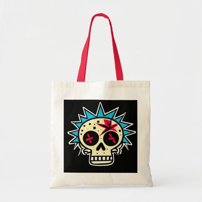 BOLSA TOTE 'PUNK SKULL' (Frente)