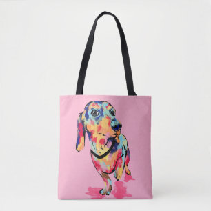 Bolsa Tote Pup Arco-Íris