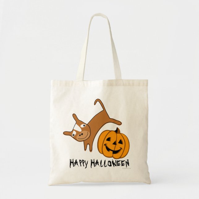 Bolsa Tote Puppkin Feliz Halloween Bag 1 (Frente)