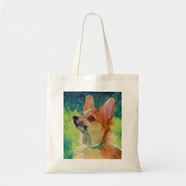 Bolsa Tote Puppy Corgi Tote Bag (Frente)