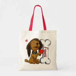 Bolsa Tote Puppy Love PERSONALIZADO