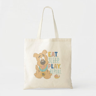 Bolsa Tote Puppy Scooby-Doo "Coma, Dorme, Jogue, Repita"