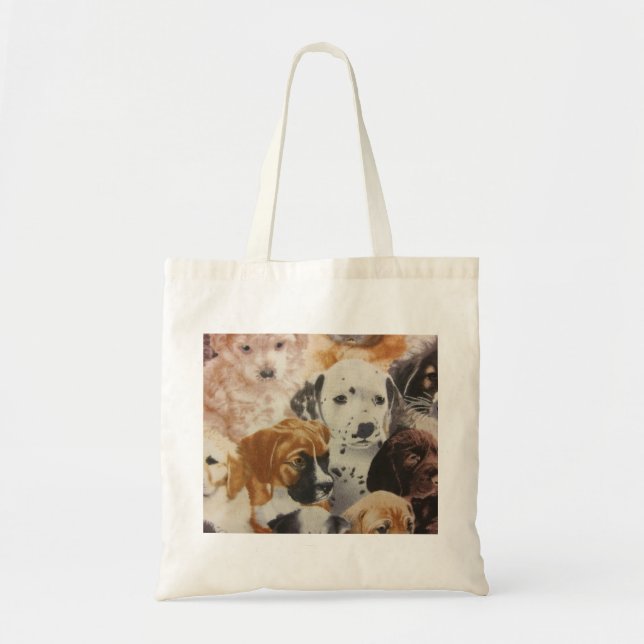 Bolsa Tote Pups Dalmacianos e Boxer (Frente)
