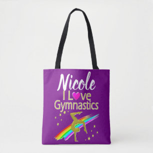 BOLSA TOTE PURPER I AMOR GYMNASTICS DESIGN