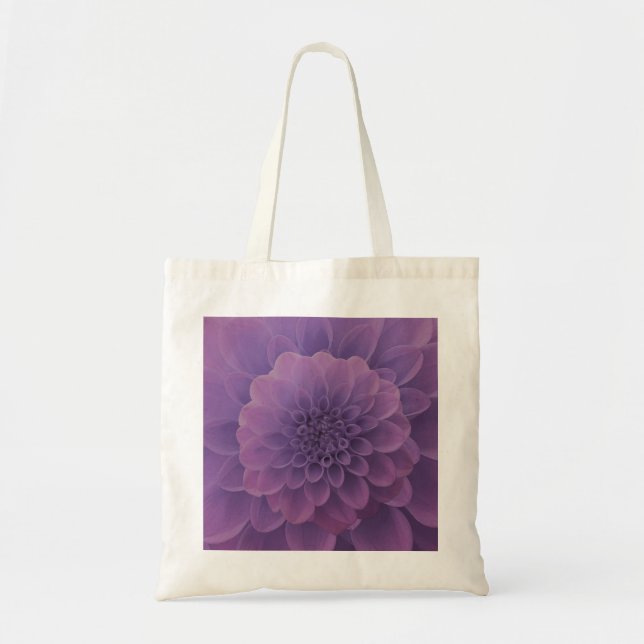 Bolsa Tote Purple Dahlia (Frente)
