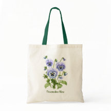 Purple Pansies Customizable