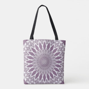 Bolsa Tote Purple Wisteria Tristyns Mandala