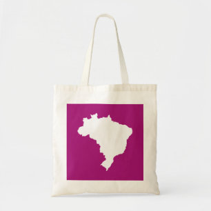 Bolsa Tote Púrpura Festivo Brasil