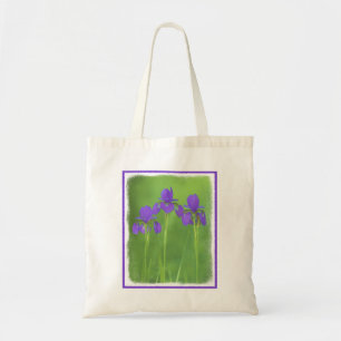 Bolsa Tote Púrpura Iris - Arte Flor Original