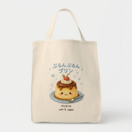 Bolsa Tote Purun Purin Japonês Kawaii Pudim Fofo