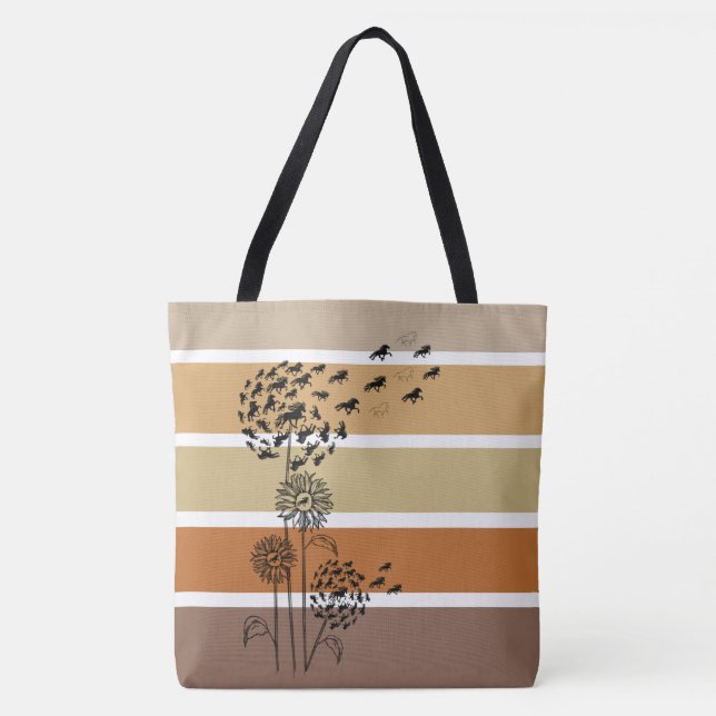Bolsa Tote Pusteblume mit Tölter u. Tölter Tasche (Frente)