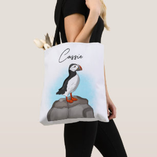 Bolsa Tote Putin desenhado com a Mão Bonita Personalizada