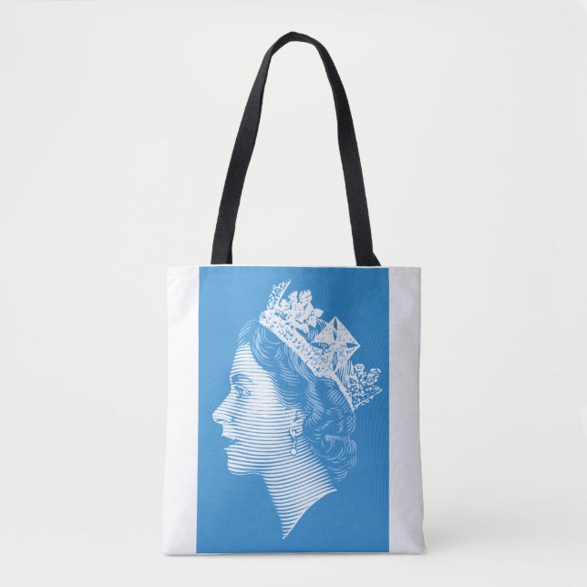 BOLSA TOTE QEEN ELIZABETH II (Frente)