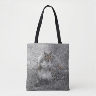 Bolsa Tote Quadrinho de Cinza Bonito
