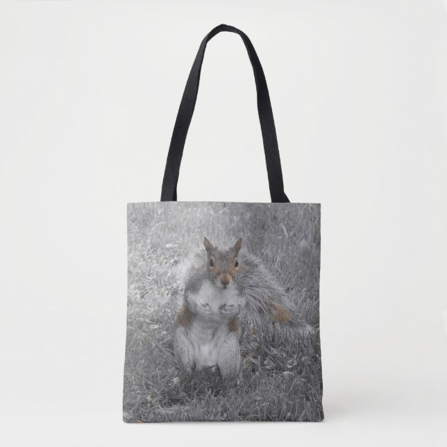 Bolsa Tote Quadrinho de Cinza Bonito (Frente)