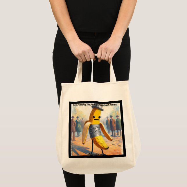 Bolsa Tote Quadrinhos "Banana com Banana", do Rick Hilarious  (Frente (produto))