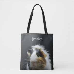Bolsa Tote Quadro bonito da cobaia personalizado