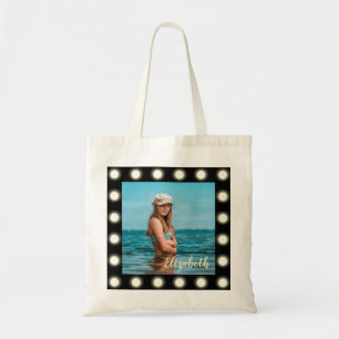 Bolsa Tote Quadro de Fotografias preto exclusivo no Na moda m